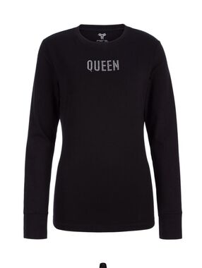Fera Queen Top Black Long Sleeve Size Small. New.